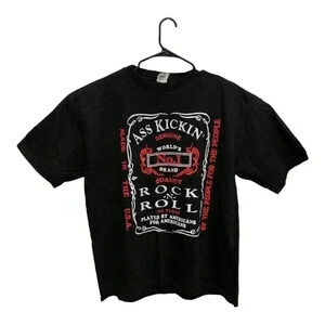 VTG 90s A$$ Kickin Rock N Roll T-Shirt XXL Vintage Caribbean Dream Single Stitch